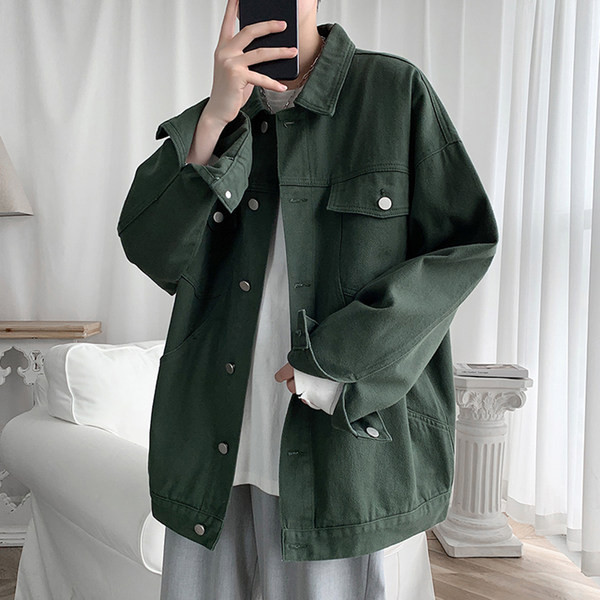 Ženska jesenja jakna na gumbe - retro stil