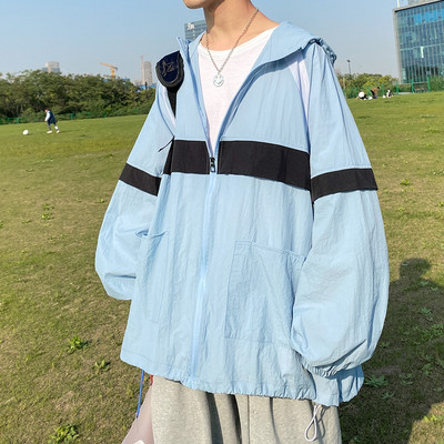 Női alkalmi kabát cipzárral és gumival