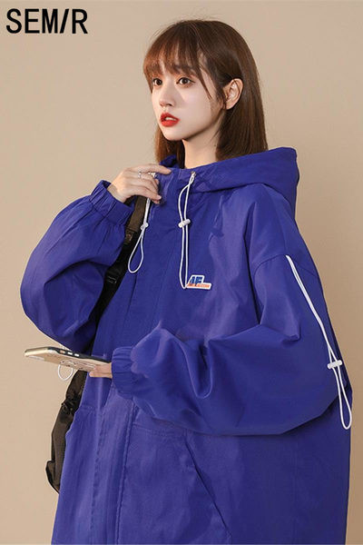 Дамско есенно яке - свободен модел с джоб