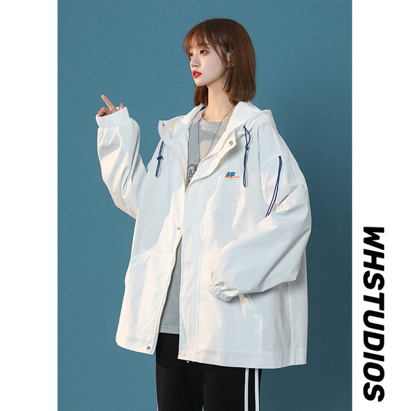 Дамско есенно яке - свободен модел с джоб