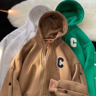 Női őszi alkalmi cipzáras kabát