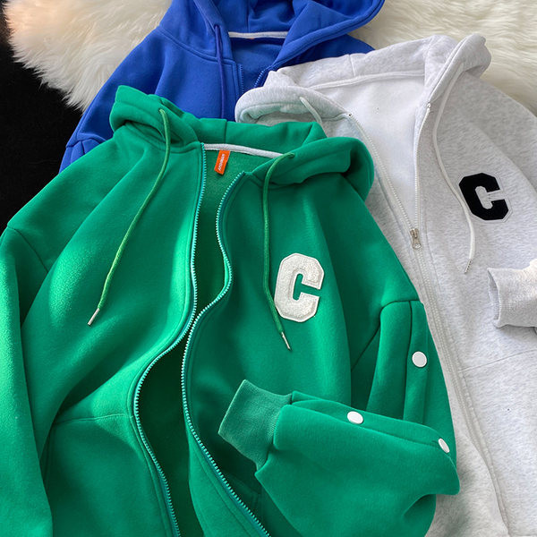 Női őszi alkalmi cipzáras kabát