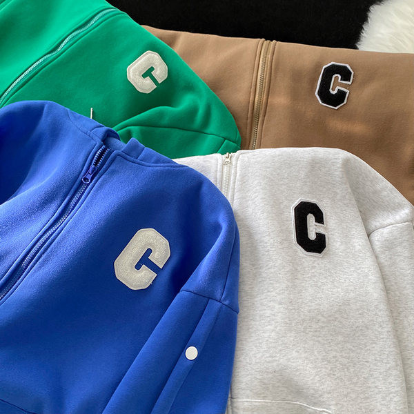 Női őszi alkalmi cipzáras kabát