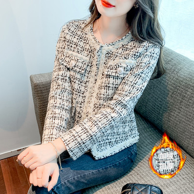 Елегантно дамско яке с U -образна яка в различни цветове 