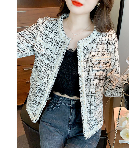 Елегантно дамско яке с U -образна яка в различни цветове 