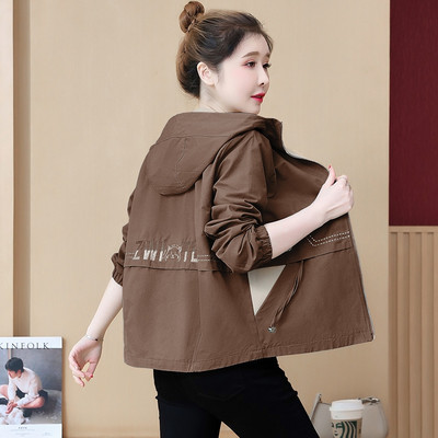 Őszi női kapucnis kabát - tiszta modell