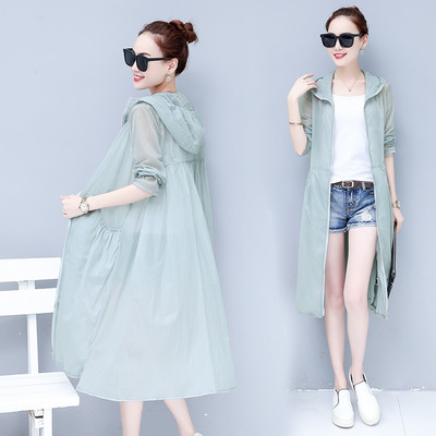 Ženska jesenska jakna srednje dužine - sa UV zaštitom