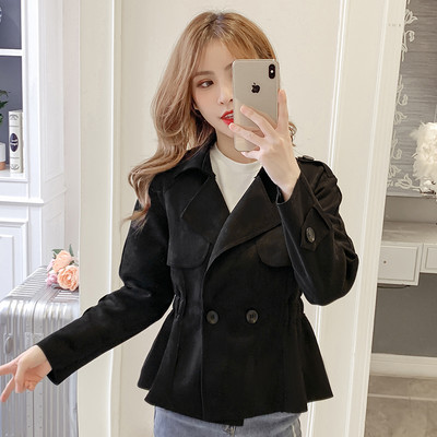 Elegáns női kabát gombokkal, különböző színekben