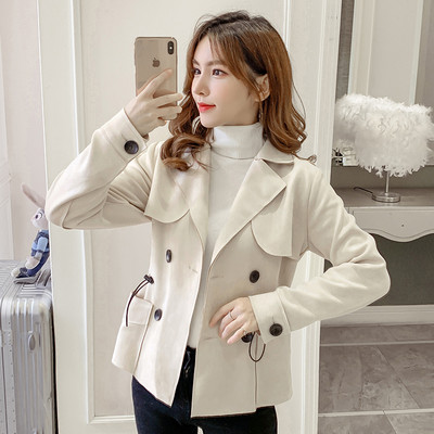 Elegáns női kabát gombokkal, különböző színekben