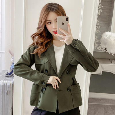 Elegáns női kabát gombokkal, különböző színekben