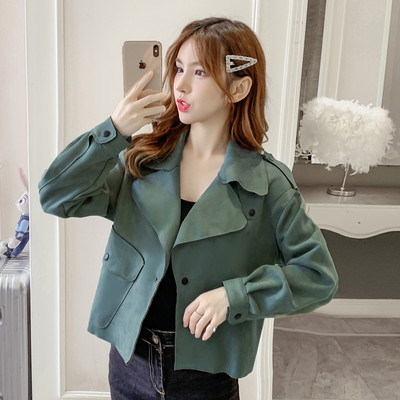 Elegáns női kabát gombokkal, különböző színekben