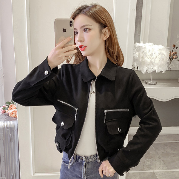 Elegáns női kabát gombokkal, különböző színekben