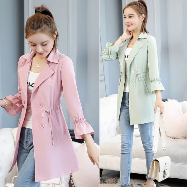 Elegáns női kabát különböző színekben