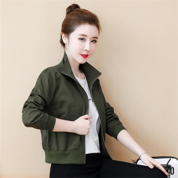 naiste sügislühike lukuga jope