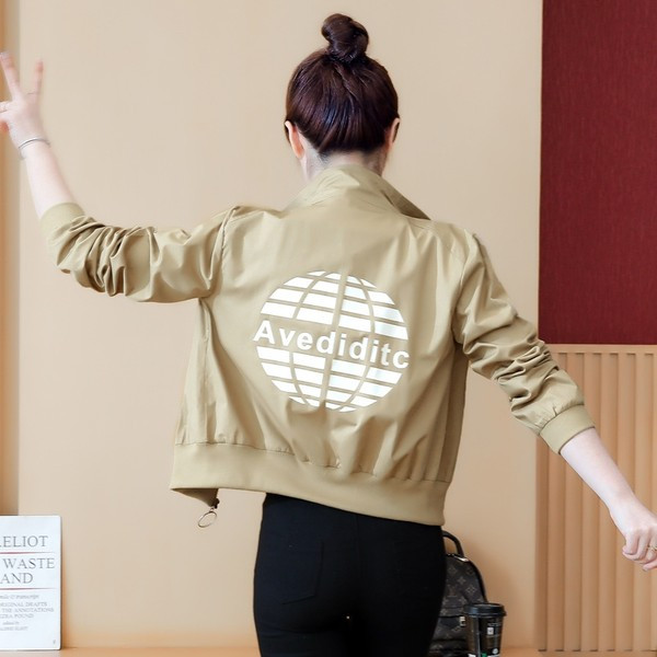 naiste sügislühike lukuga jope