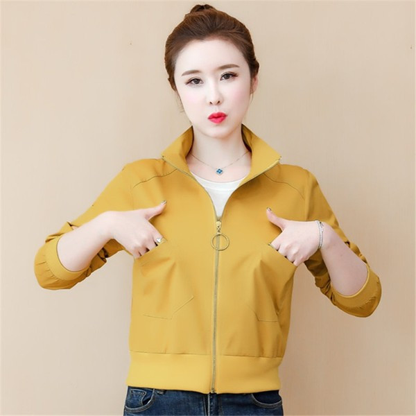 naiste sügislühike lukuga jope