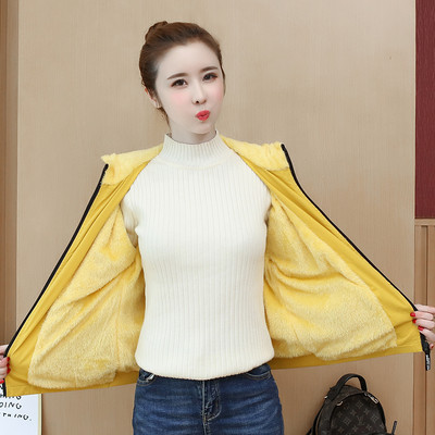 Σπορ casual μπουφάν με φερμουάρ και κουκούλα