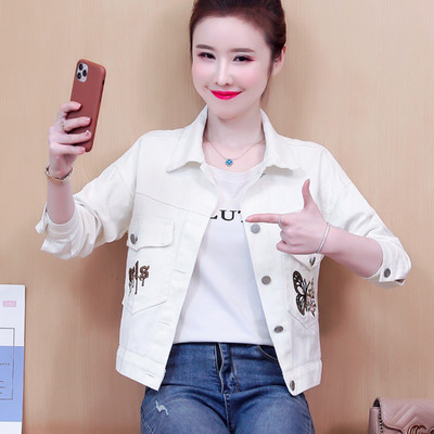 Φθινοπωρινό τζιν μπουφάν - κοντό μοντέλο