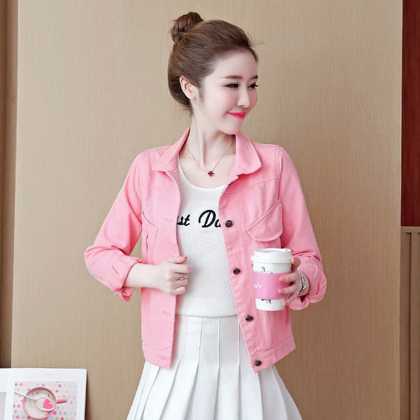 Alkalmi rózsaszín női kabát