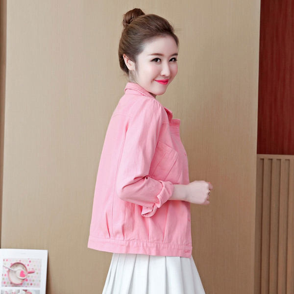 Alkalmi rózsaszín női kabát