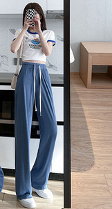 Casual γυναικείο παντελόνι με κορδόνια σε διάφορα χρώματα