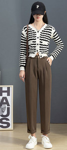 Γυναικείο παντελόνι - ίσιο λεπτό μοντέλο