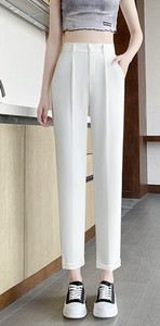 Γυναικείο παντελόνι - ίσιο λεπτό μοντέλο