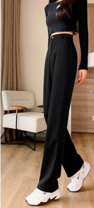 Γυναικείο casual παντελόνι με σκίσιμο