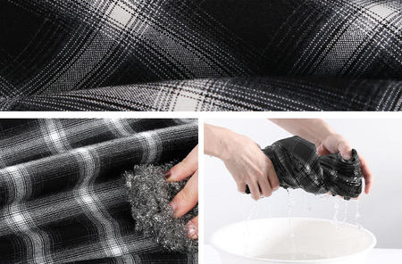 Naiste kõrge vöökoha ja taskuga püksid – tšekk