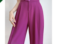 Γυναικείο ψηλόμεσο παντελόνι - ένα καθαρό χαλαρό σχέδιο