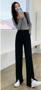 Γυναικείο μαύρο ψηλόμεσο παντελόνι με τσέπη