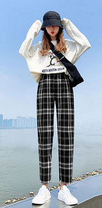 Lezser széles szárú nadrág zsebbel