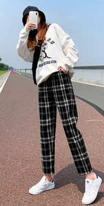 Lezser széles szárú nadrág zsebbel