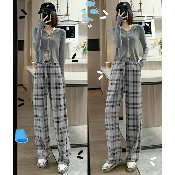 Lezser széles szárú nadrág zsebbel