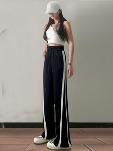 Γυναικείο ψηλόμεσο αθλητικό παντελόνι με γραβάτες