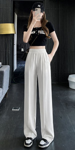 Γυναικείο casual ψηλόμεσο παντελόνι με τσέπη