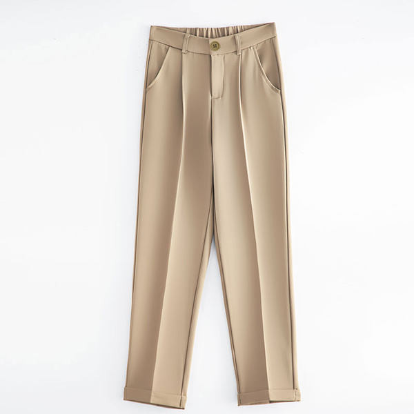 Női nadrág magas sztreccs derékkal