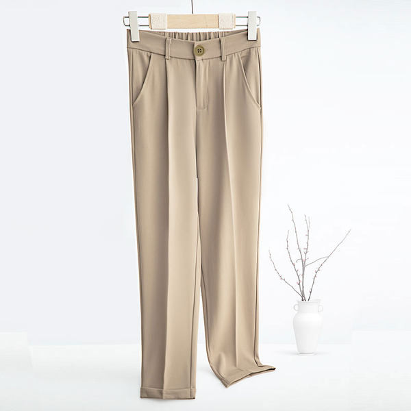 Női nadrág magas sztreccs derékkal