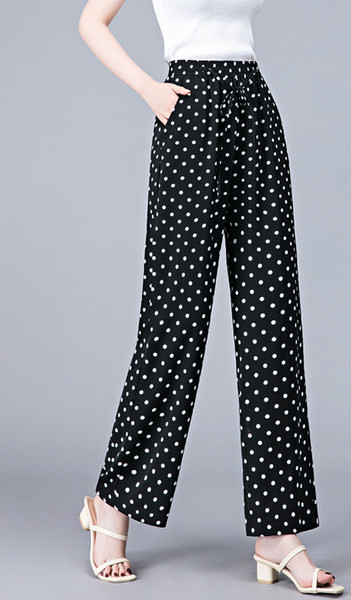 Naiste kõrge vöökohaga püksid - mitmesugused mustrid