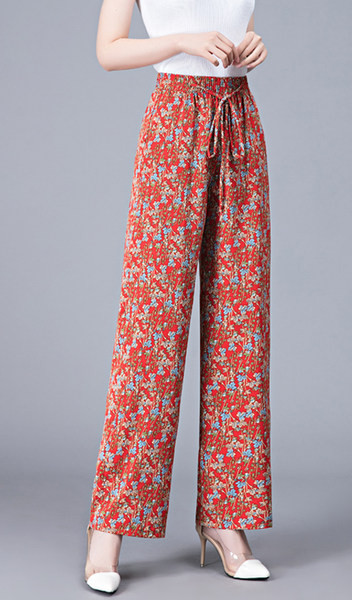 Naiste kõrge vöökohaga püksid - mitmesugused mustrid