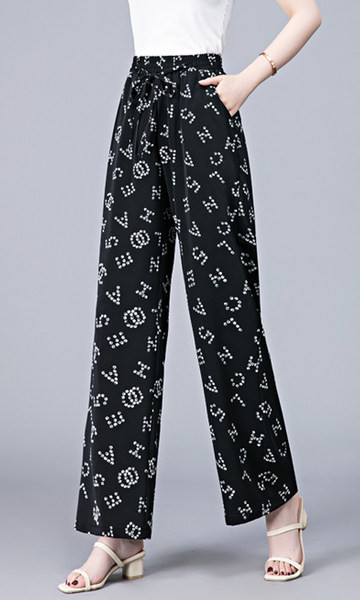 Naiste kõrge vöökohaga püksid - mitmesugused mustrid