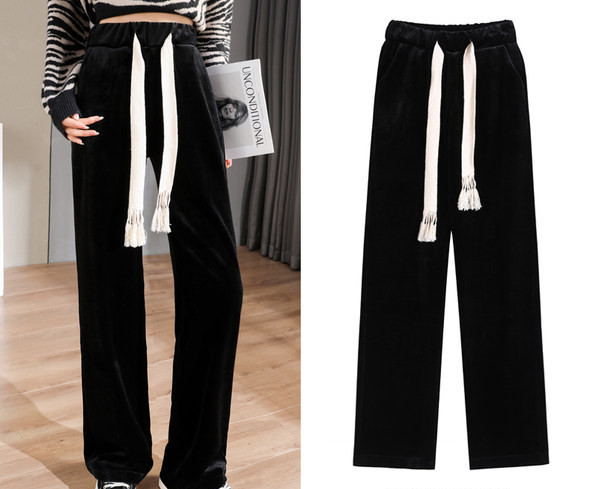 Női sportnadrág nyakkendővel