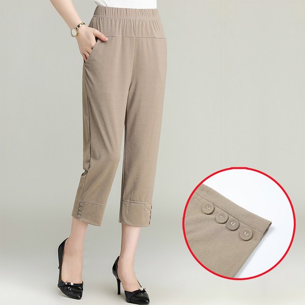 Elegantsed naiste püksid, puhas mudel