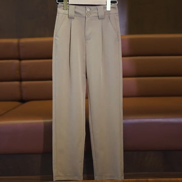 Elegantne ženske hlače s visokim strukom