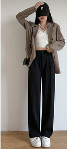 Дамски панталон с висока талия - ежедневни