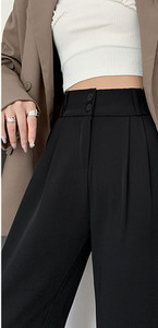 Дамски панталон с висока талия - ежедневни