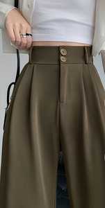 Дамски панталон с висока талия - ежедневни