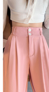 Дамски панталон с висока талия - ежедневни