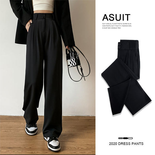 Дамски панталон с висока талия - ежедневни