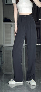 Elegáns női hosszú nadrág magas derékkal